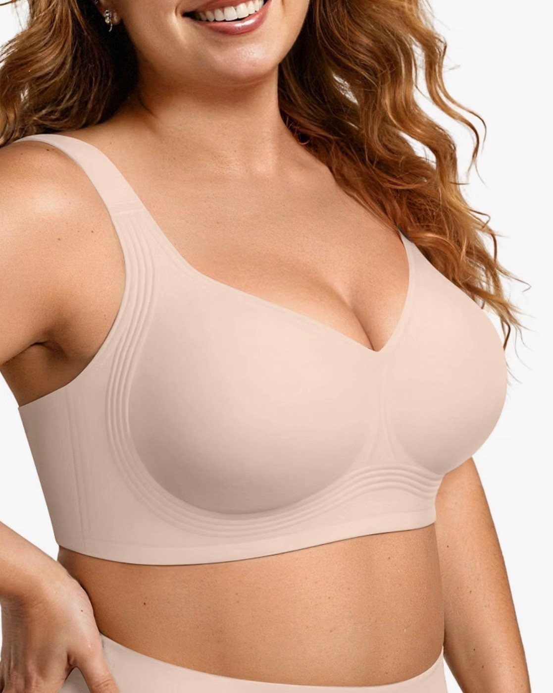 This wireless bra is comfortable, supportive, and designed with fuller busts in mind. The full-coverage, seamless fit creates a smooth look under T-shirts, dresses, and everyday outfits, while providing gentle lift without uncomfortable underwire. At under $20, it’s an affordable everyday option that combines comfort, coverage, and support.

#LTKSaleAlert #LTKU #LTKgrwm