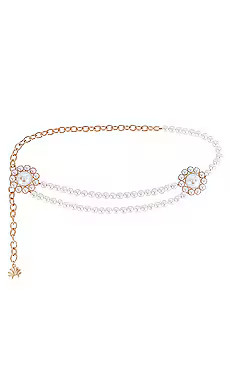 Lele Sadoughi Celementine Pearl Charm Belt from Revolve.com | Revolve Clothing (Global)