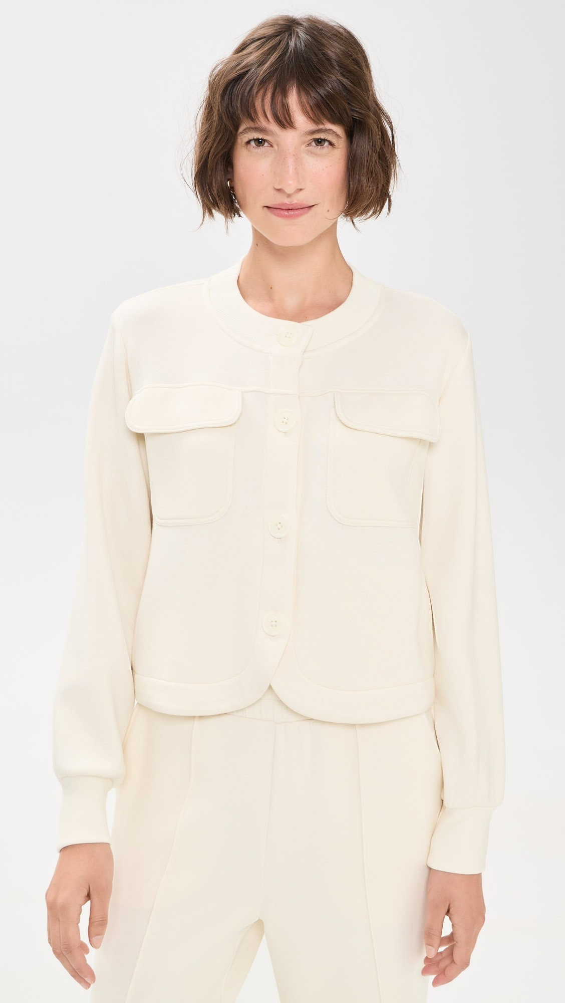 Hartwell Button Through Sweat Jacket | Shopbop