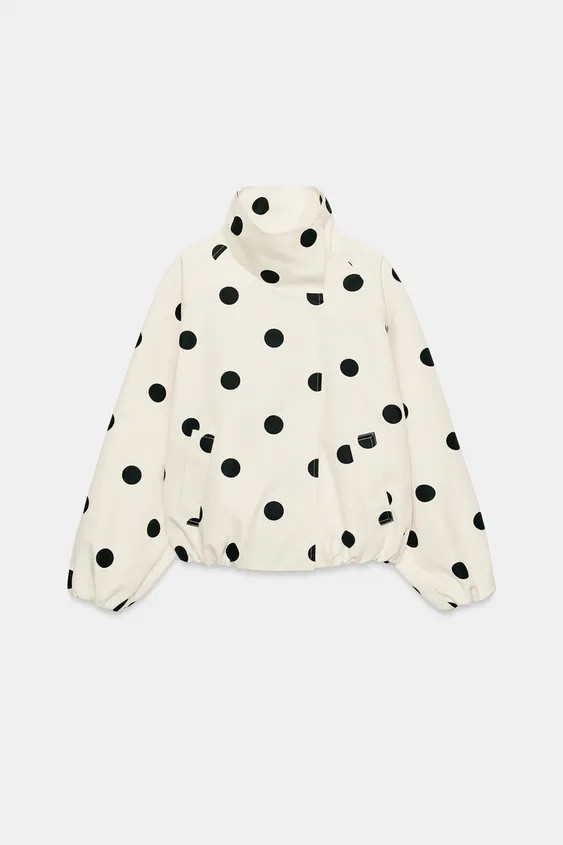 POLKA DOT BOMBER JACKET | Zara US