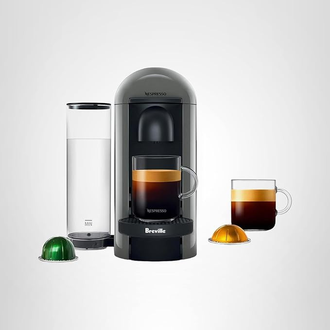Nespresso VertuoPlus Coffee and Espresso Machine by Breville,8 ounce,Grey | Amazon (US)