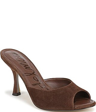 Sam Edelman Jeanie Suede Dress Slide Sandals -  11 | Dillard's