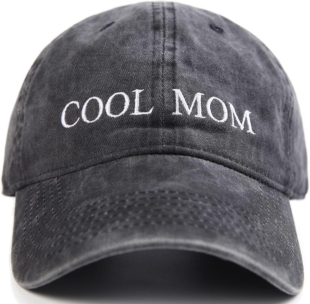 Lichfamy Cool Mom Hat, Denim Cotton Mama Hat, Embroidered Women Baseball Cap, Gifts for Mom Life ... | Amazon (US)