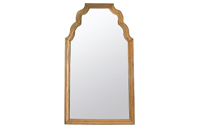 Teak Floor Mirror - Natural - Noir | One Kings Lane