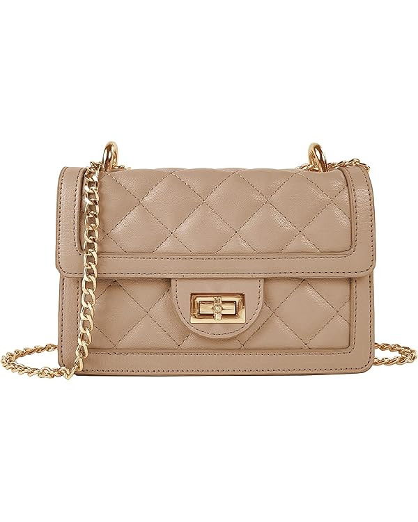 SG SUGU Small Quilted Crossbody Bag, Trendy Designer Mini Shoulder Bag, Phone Wallet Purse for Wo... | Amazon (US)