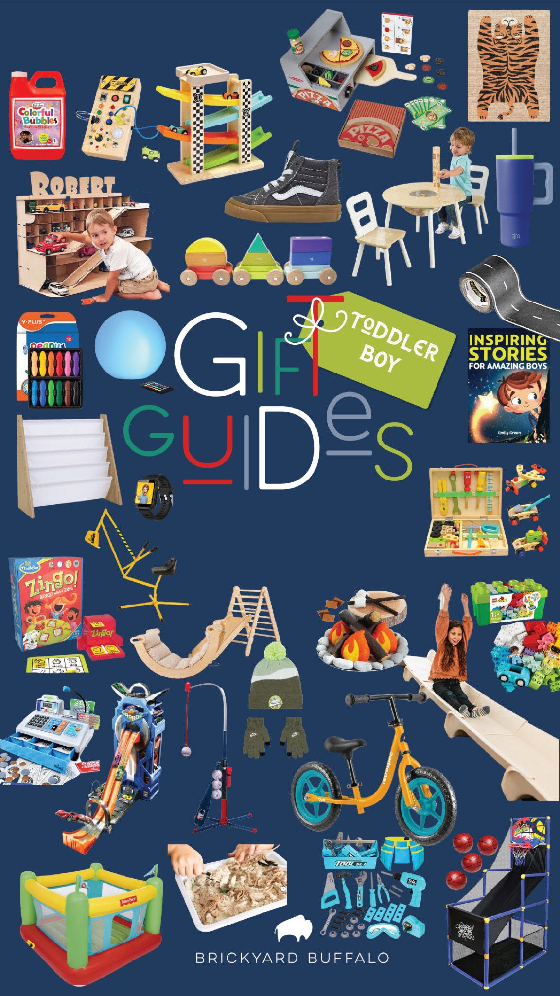 Our toddler boy gift guide is filled with joyful presents, from creative games to cuddly companions, designed to spark their imagination and laughter. These carefully chosen gifts are sure to bring smiles, laughter, and magic to your Christmas morning.
#ToddlerBoysGifts #GiftsForBoys #ToddlerWishlist

#LTKHoliday #LTKkids #LTKGiftGuide