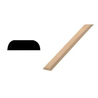 WM 142 1/4 in. D x 3/4 in. W Pine Wood Screen Molding | The Home Depot