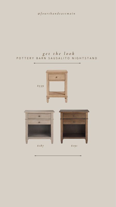 get the look // pottery barn Sausalito  night stand dupes on sale!!! under $200!!!

#LTKhome