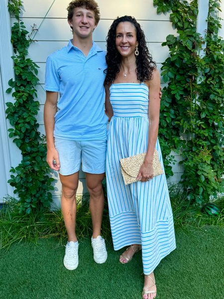 Mother-son date night. This dress looks and feels expensive, but is under $30. 

#LTKstyletip #LTKfindsunder50 #LTKfamily