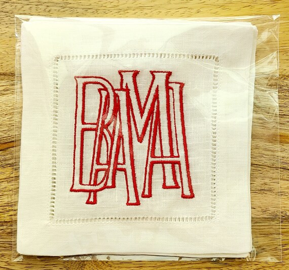 University of Alabama Tailgate Cocktail Napkins  Set of Four - Etsy | Etsy (US)