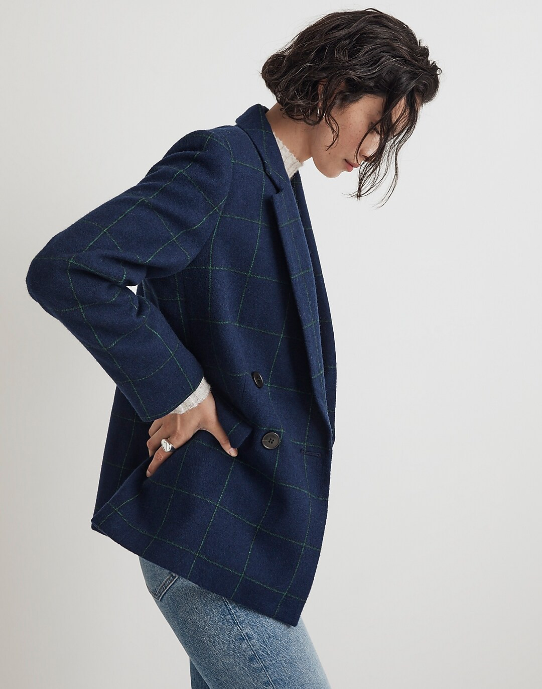 The Rosedale Blazer in Plaid | Madewell