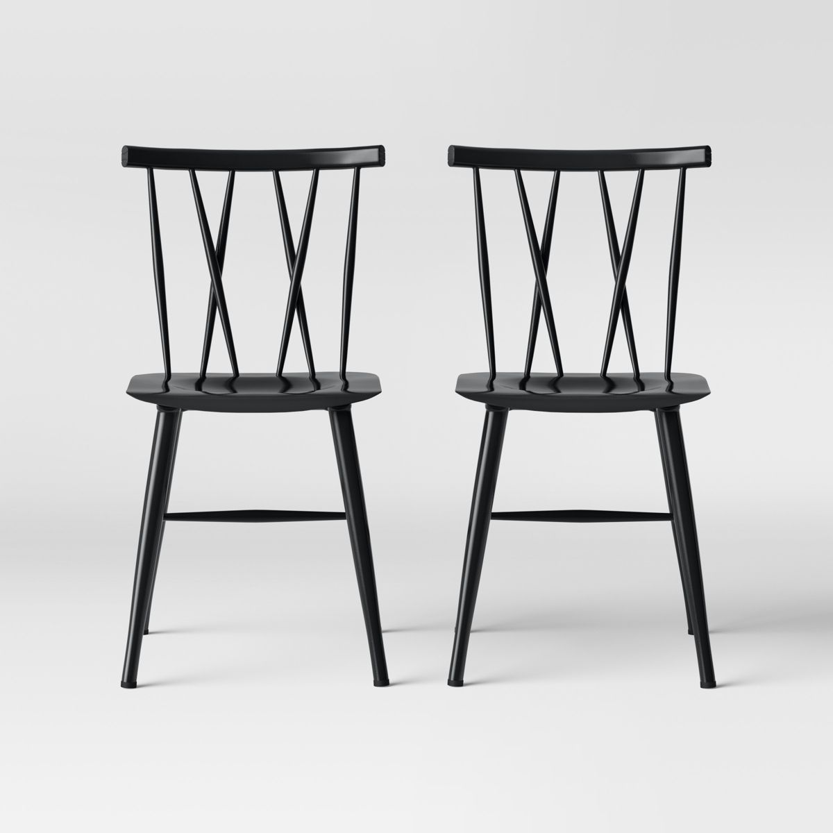 Becket Metal X Back Dining Chair - Threshold™ | Target