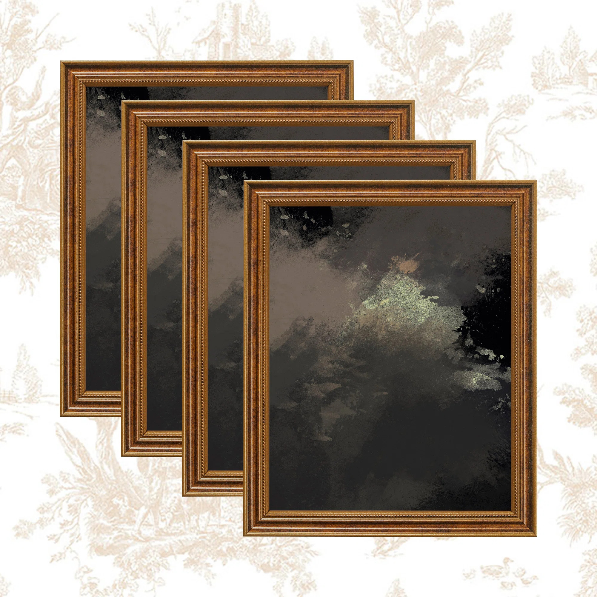 Hestia Wood Beaded Picture Frame - Set of 4 (Set of 4) | Wayfair North America