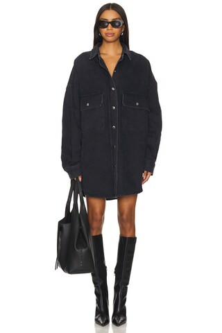 Talli Oversized Shirt in Begun | Revolve Clothing (Global)