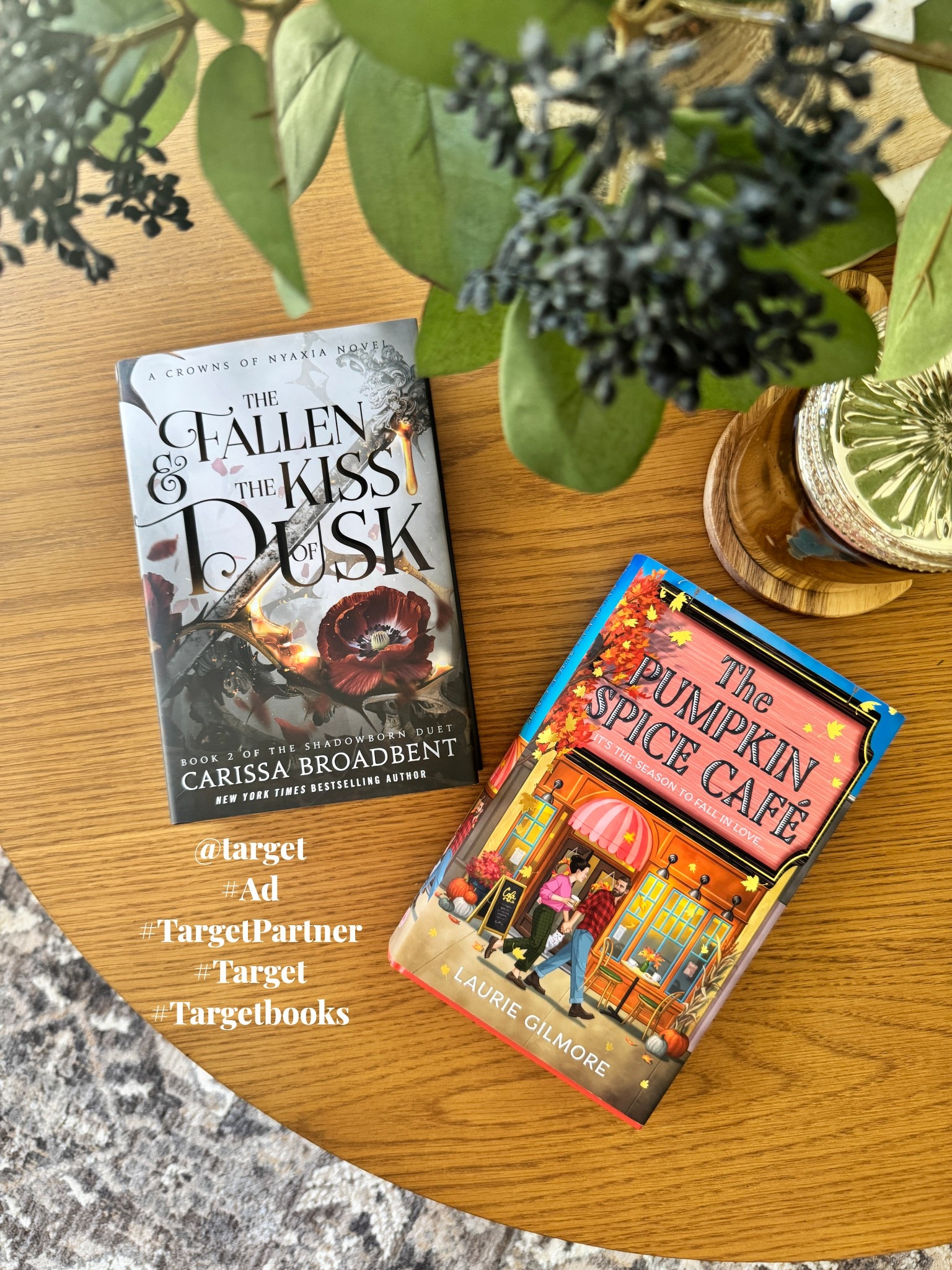 #Ad Picked up the prettiest books at Target as a little surprise for my sister’s cozy book nook. Can’t wait to see her face when she finds them! 📚💛🍂🥀#target #targetpartner #targetbooks @target
