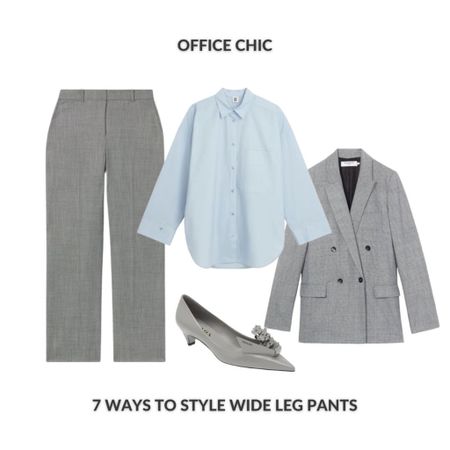 Elevate your 9-to-5 style with tailored wide leg pants paired with a crisp button-down shirt or a structured blazer. Complete the look with pointed-toe heels or loafers for a sophisticated touch.



#LTKSpringSale #LTKworkwear #LTKSeasonal