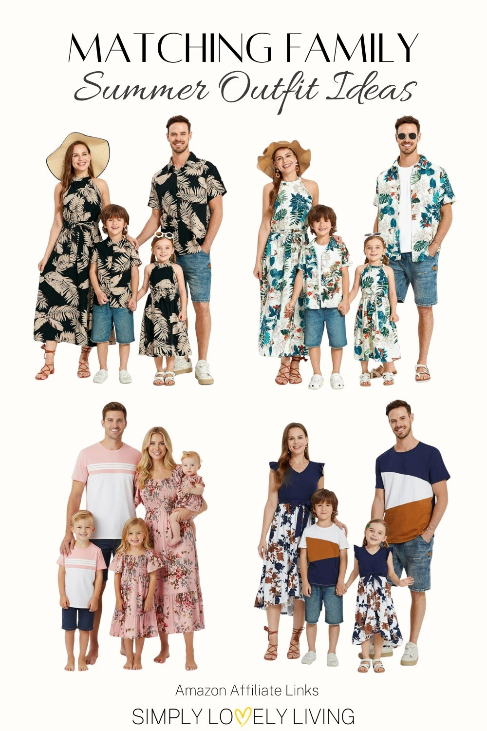 Summer vacation outfits for the whole family! From baby to big kids, mom and dad, there's something for everyone! Beautiful floral and leaf pattern dresses and shirts. Matching family outfits, perfect for resort stays! #family #matchingoutfits 

#LTKTravel #LTKMens #LTKKids