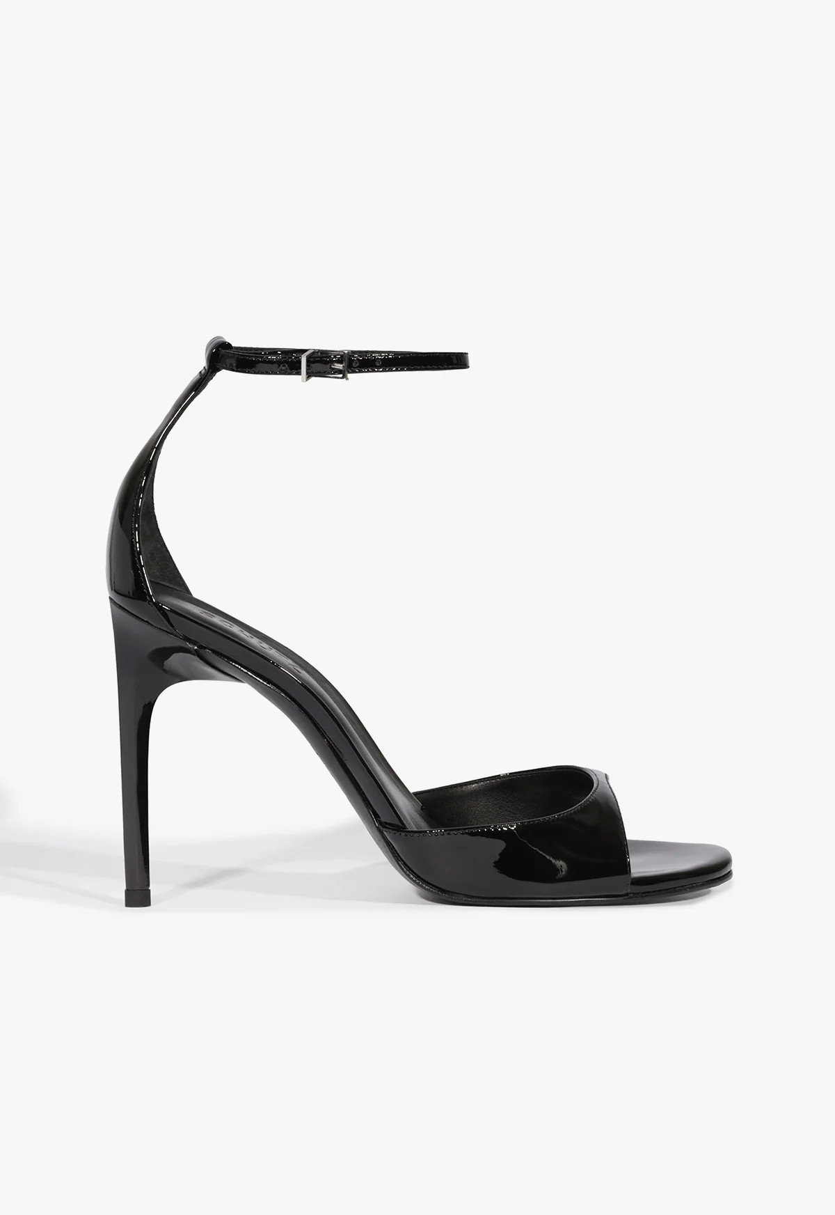 Scarlett Patent Leather Sandal | Black Ankle-Strap Stiletto Heel | Schutz (US)