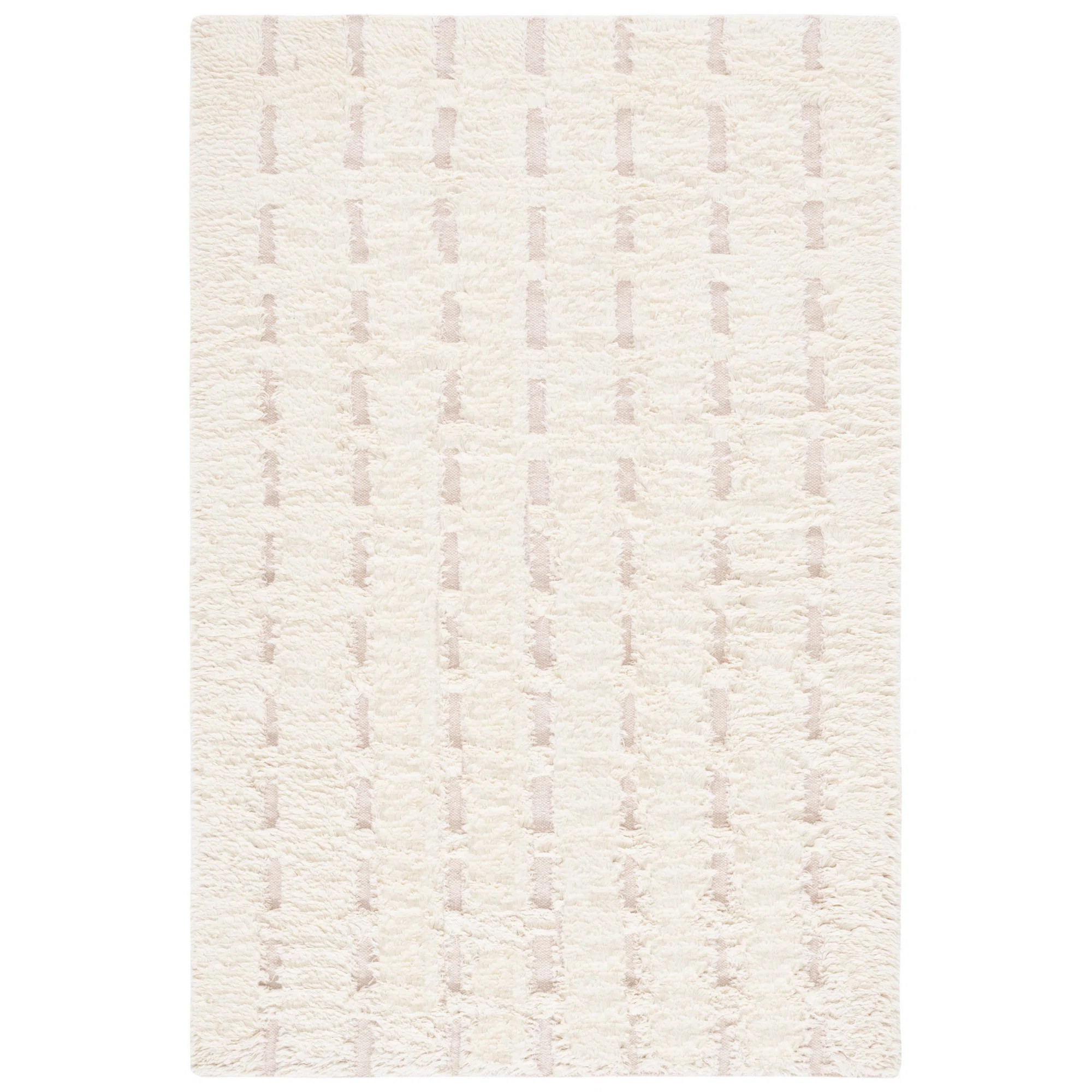 Willa Arlo™ Interiors Stephane Striped Flatweave Area Rug in Pink/Ivory & Reviews | Wayfair | Wayfair North America