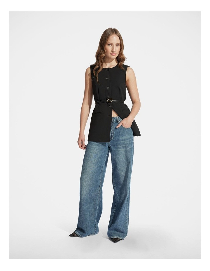 DECJUBA Jenna Palazzo Jean in Blue Denim 8 | Myer