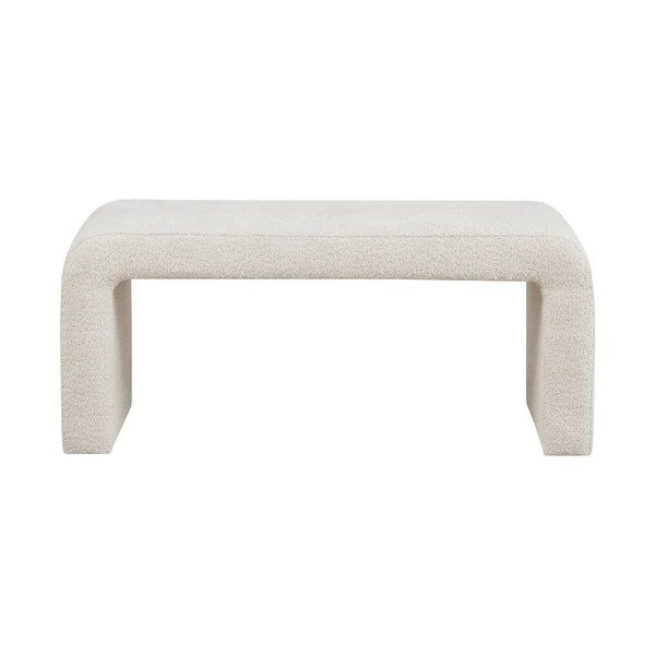 INK+IVY Steve Boucle Waterfall Bench - Bed Bath & Beyond - 37992440 | Bed Bath & Beyond