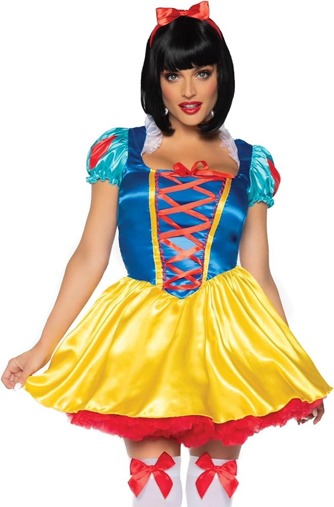 Leg Avenue Women's 2 Piece Fairytale Snow White Costume | Amazon (US)
