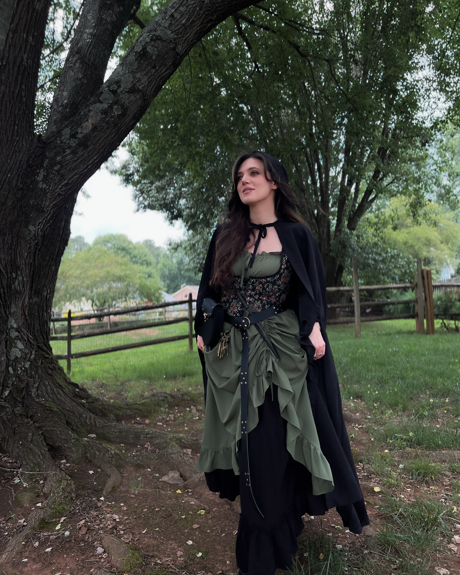 Channeling my inner Yennefer with this Sorceress ren faire costume. 🔮✨🤌🏼🖤

#LTKgrwm #LTKootd #LTKSeasonal