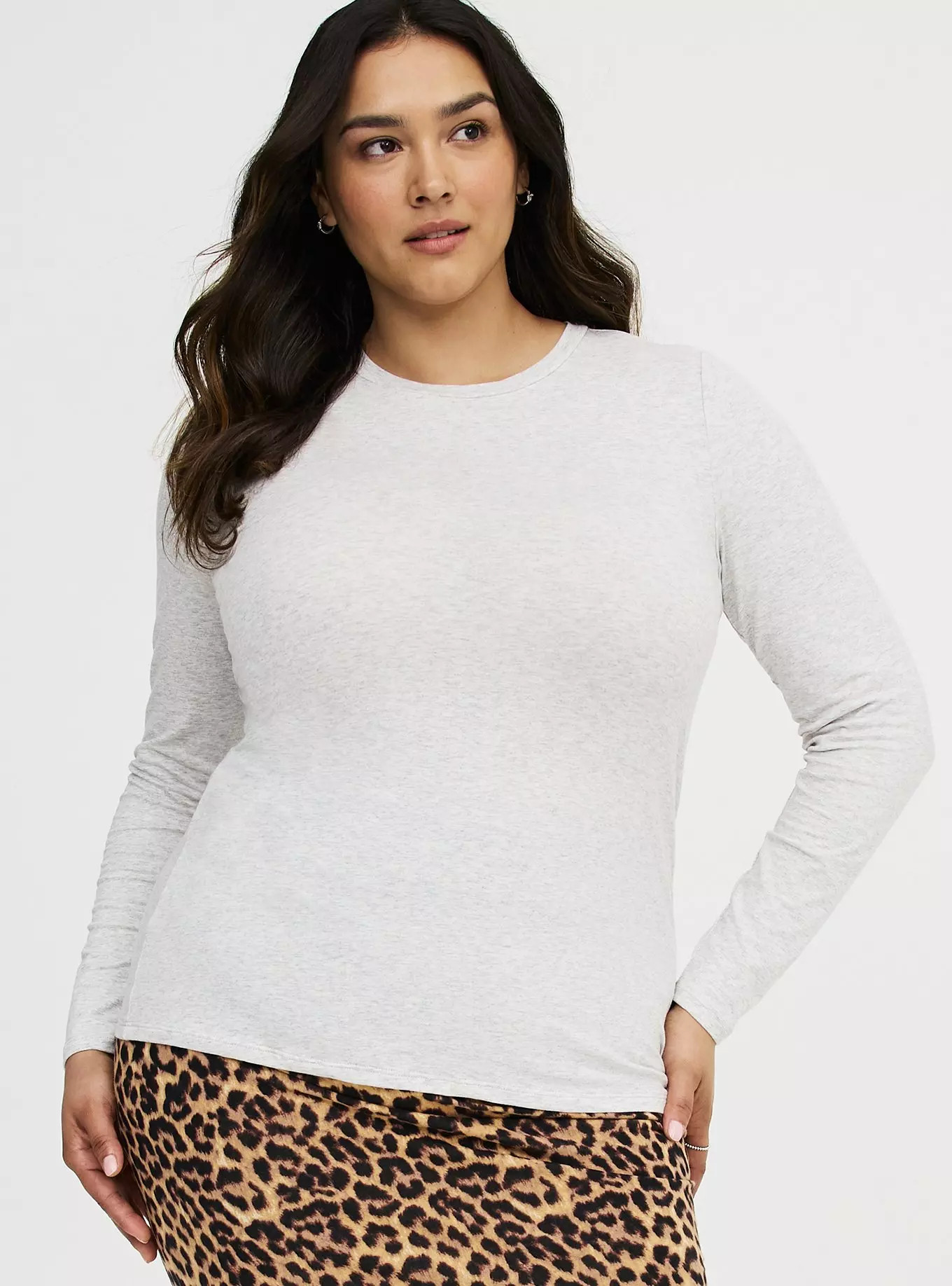 Fitted Long Sleeve Tee | Torrid (US & Canada)
