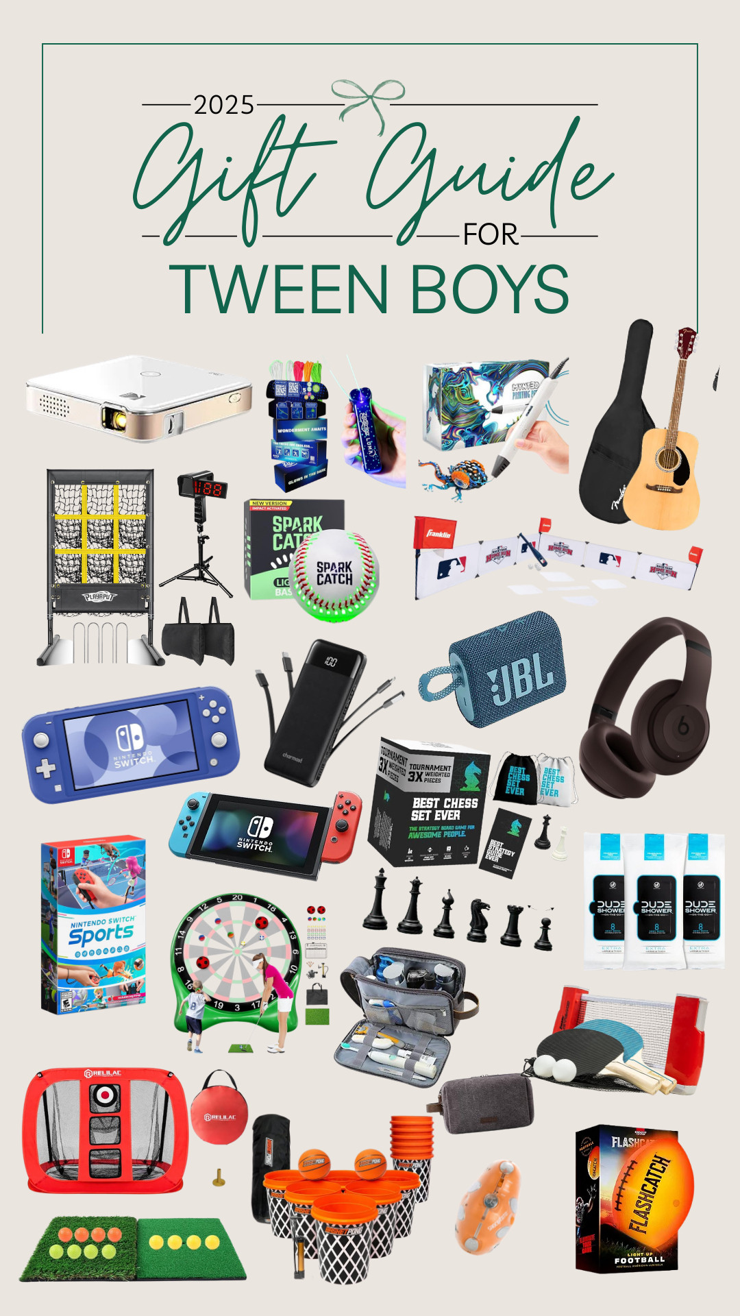Gift ideas for tween boys, gift guide for boys,  gifts for boys 10-12 years, holiday gift guide for boys, gift ideas for boys 2025 

 #LTKSeasonal #LTKKids