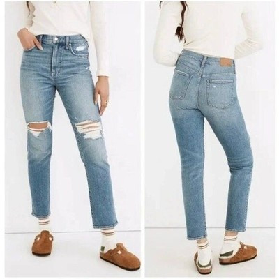Madewell jeans Perfect Vintage high rise ripped 28x28  | eBay | eBay US