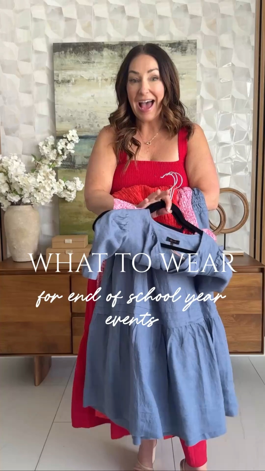 End of year dresses - Dresses that are nice but not "too dressy" great for Mother's Day, parties and school events. Wearing large in all 

#LTKSeasonal #LTKOver40 #LTKmomlife