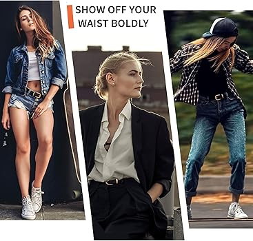 wolksprong Womens Belts for Jeans 1.1" Width Ladies Belts for Dresses Full Grain Leather Gold Buc... | Amazon (US)