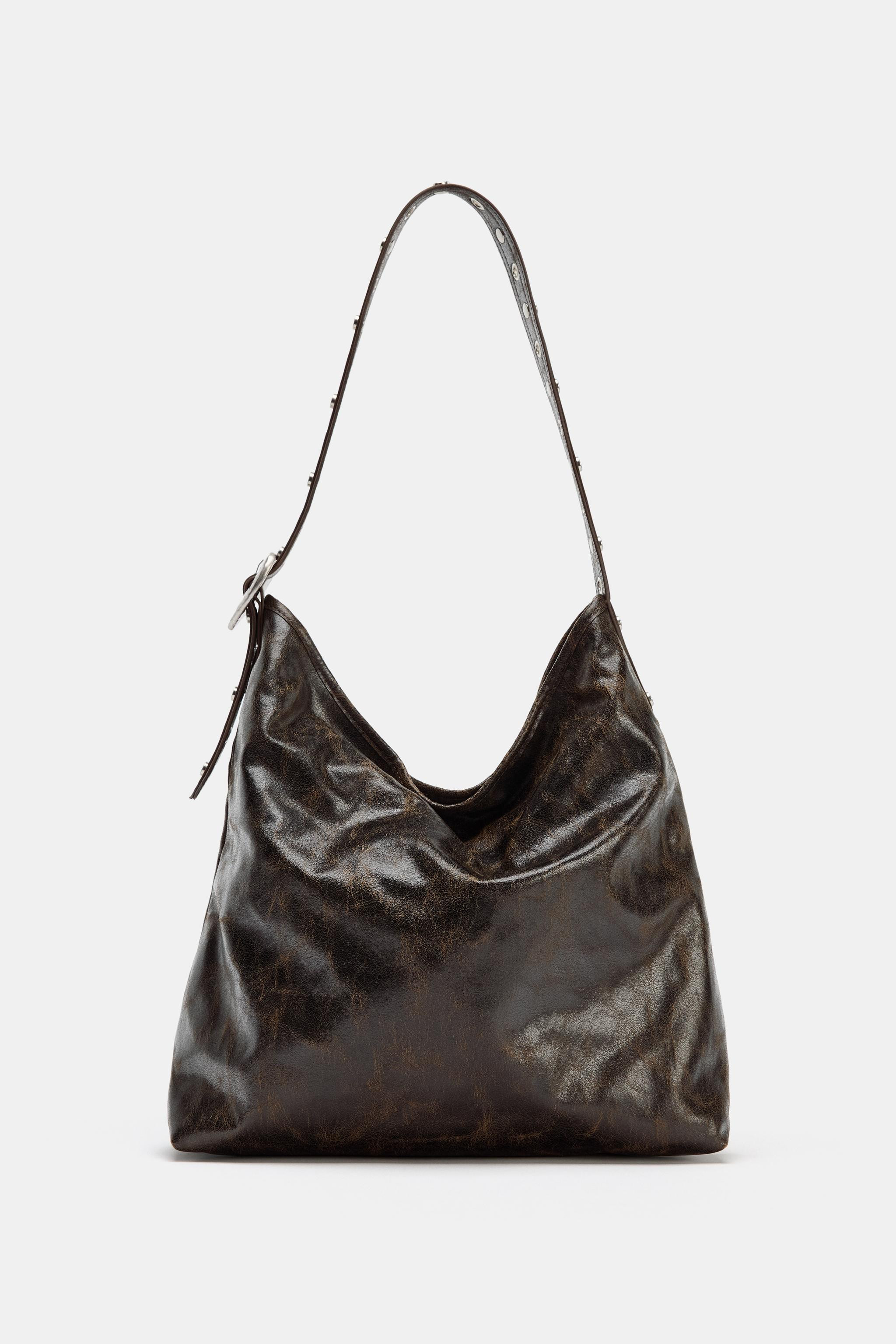 STUDDED SHOPPER BAG | Zara US