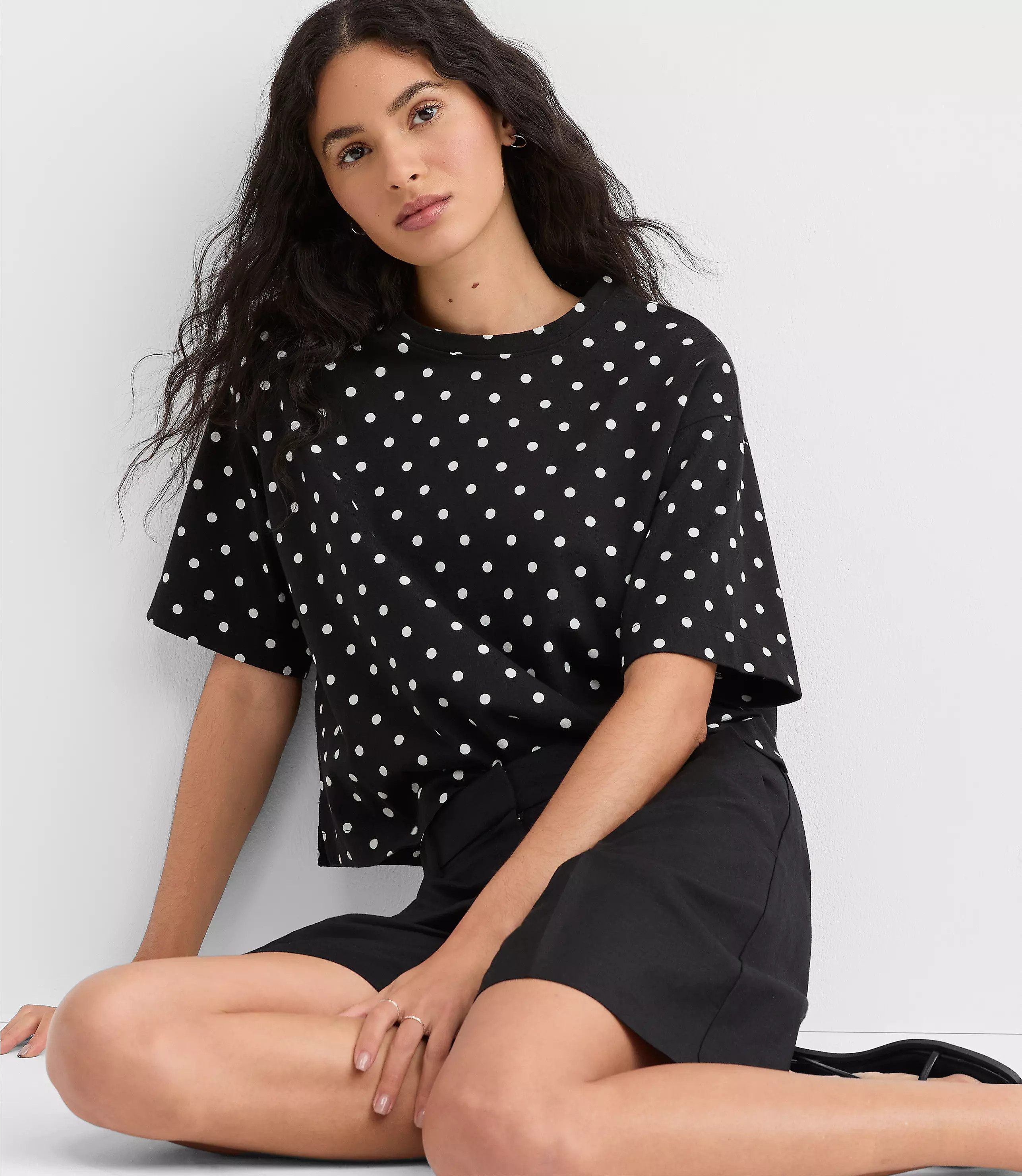 Dotted Modern Tee | LOFT