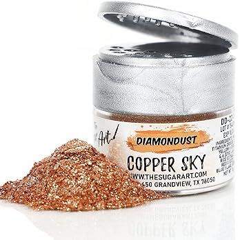 Copper Sky Edible Glitter for Drinks, Cocktails, Cake Decorating, Strawberries, Chocolates & More... | Amazon (US)