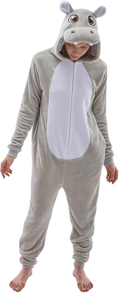 Unisex Adult Animal Onesie, Slim Fit
        Halloween Costume, One Piece, Pajamas, Sleepwear, Ho... | Amazon (US)