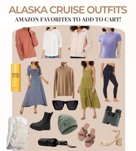 Is an Alaska Cruise apart of your summer plans? I have been on 2 Alaska Cruises and I’ve learned what to pack! So here is some Alaska cruise outfits, Amazon edition! #LTKalaska 

#LTKSeasonal #LTKstyletip #LTKtravel