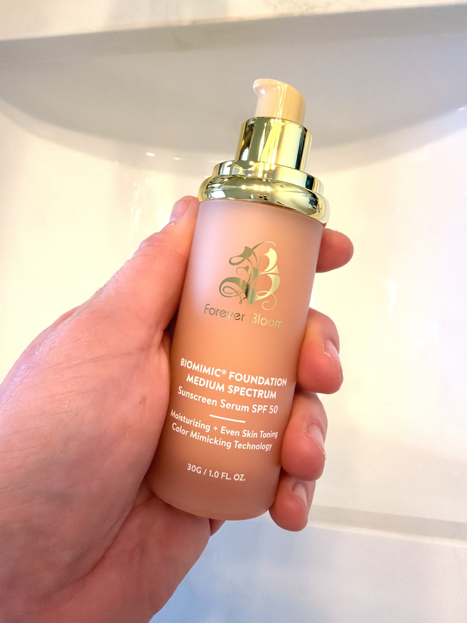 This stuff is pure magic!! Goes on clear and adjust to your skin tone. It’s wonderful coverage and feels weightless. This is my first bottle and I’m hooked! ☀️

#LTKselfcare #LTKgrwm #LTKmorningroutine