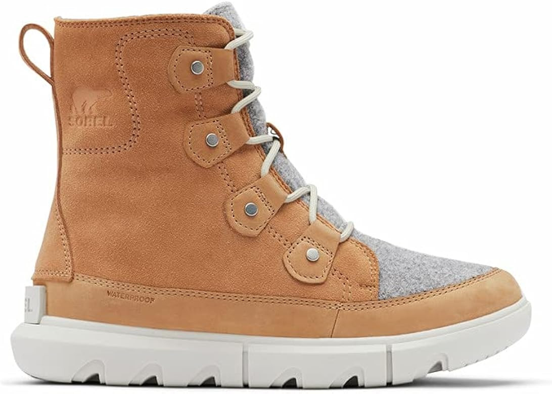 SOREL Women's Explorer II Joan Faux Fur Boot  Waterproof Suede Boots | Amazon (US)