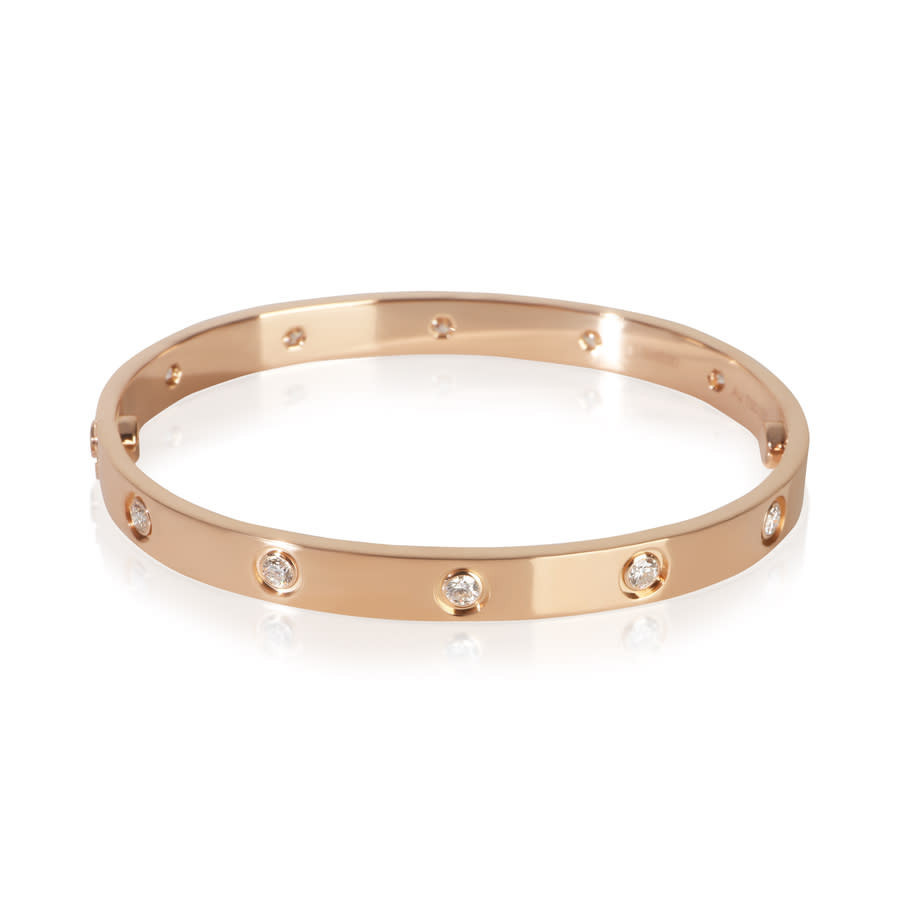 Pre-Owned Cartier Rose Gold Diamond Love Bracelet | Jomashop.com & JomaDeals.com