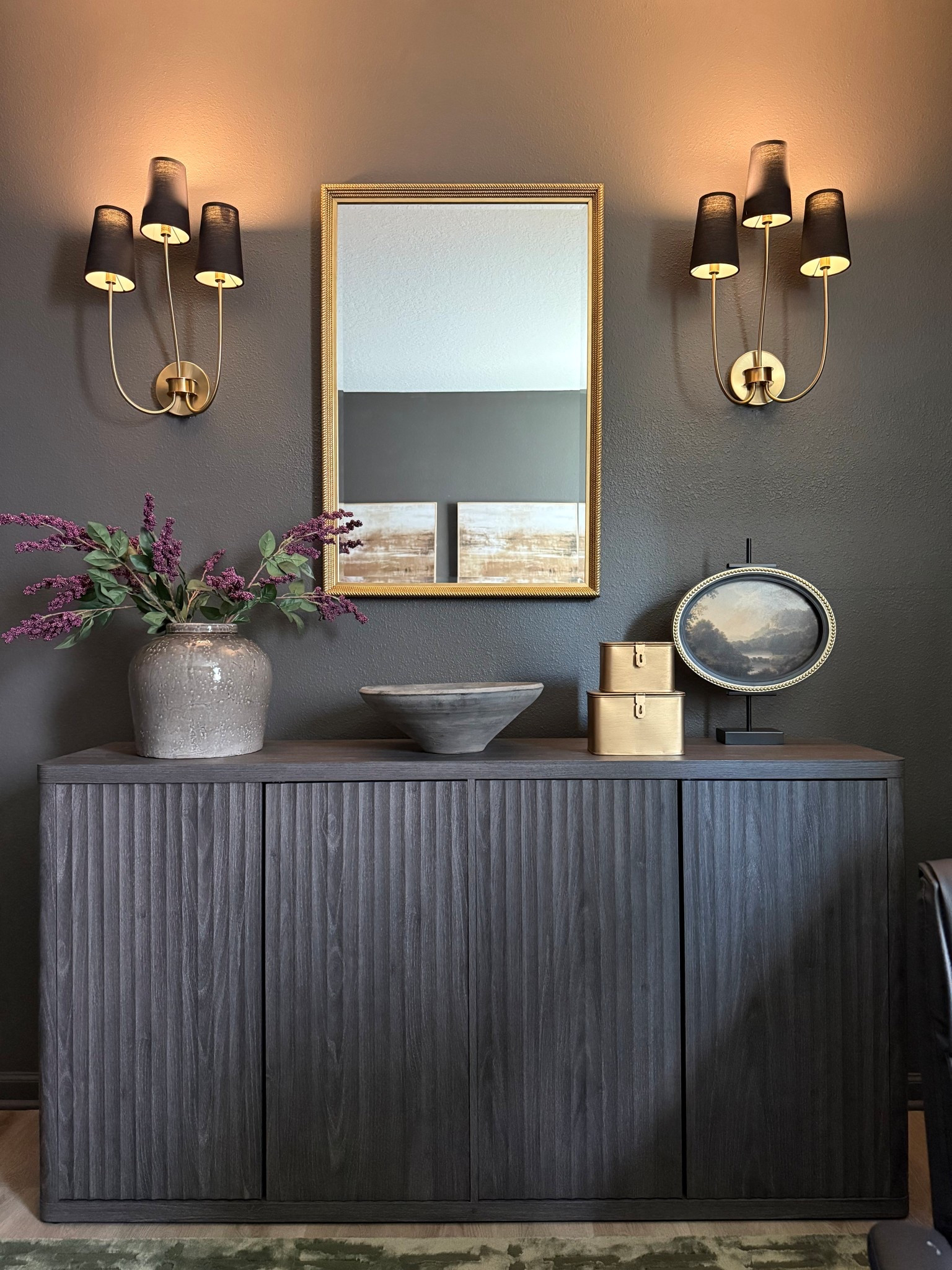This gorgeous fluted sideboard is currently on sale! Also- my favorite sconces are back in stock 😍

Sideboard styling, office inspo, sconces 

#LTKHome #LTKSaleAlert