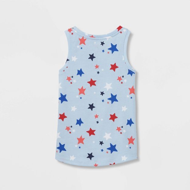 Toddler Girls' Star Tank Top - Cat & Jack™ Light Blue | Target