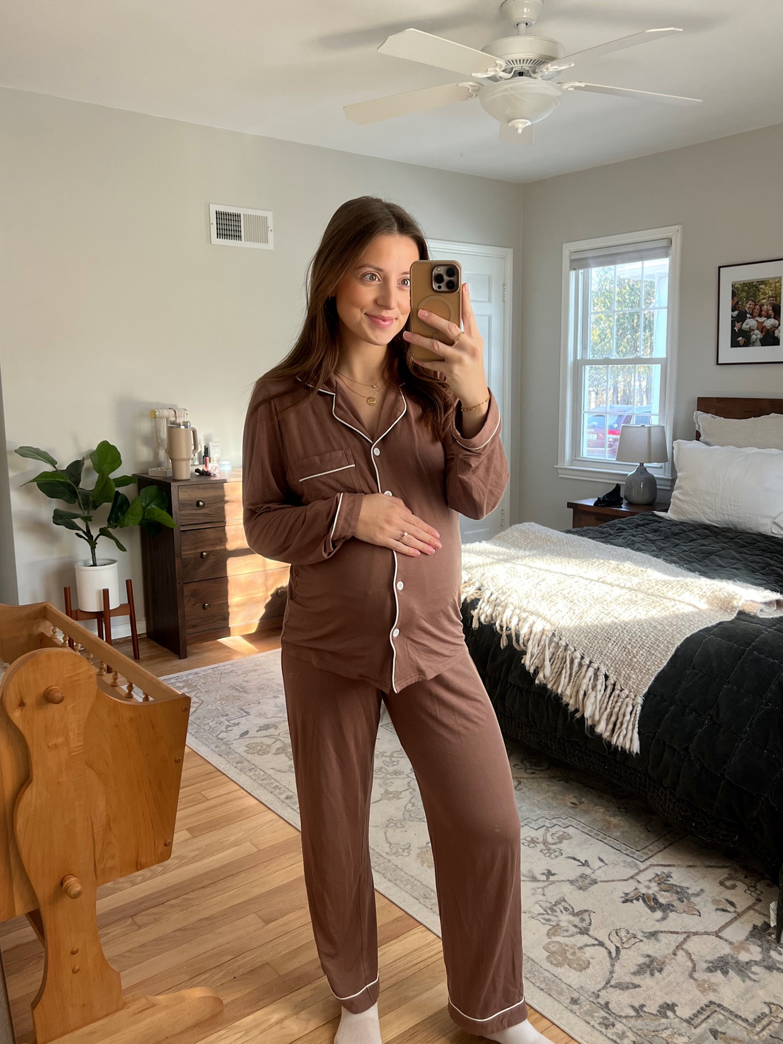 The softest Amazon pajamas ever! I am genuinely so impressed- will be purchasing 3 more colors now 🤩!! Wearing size Small