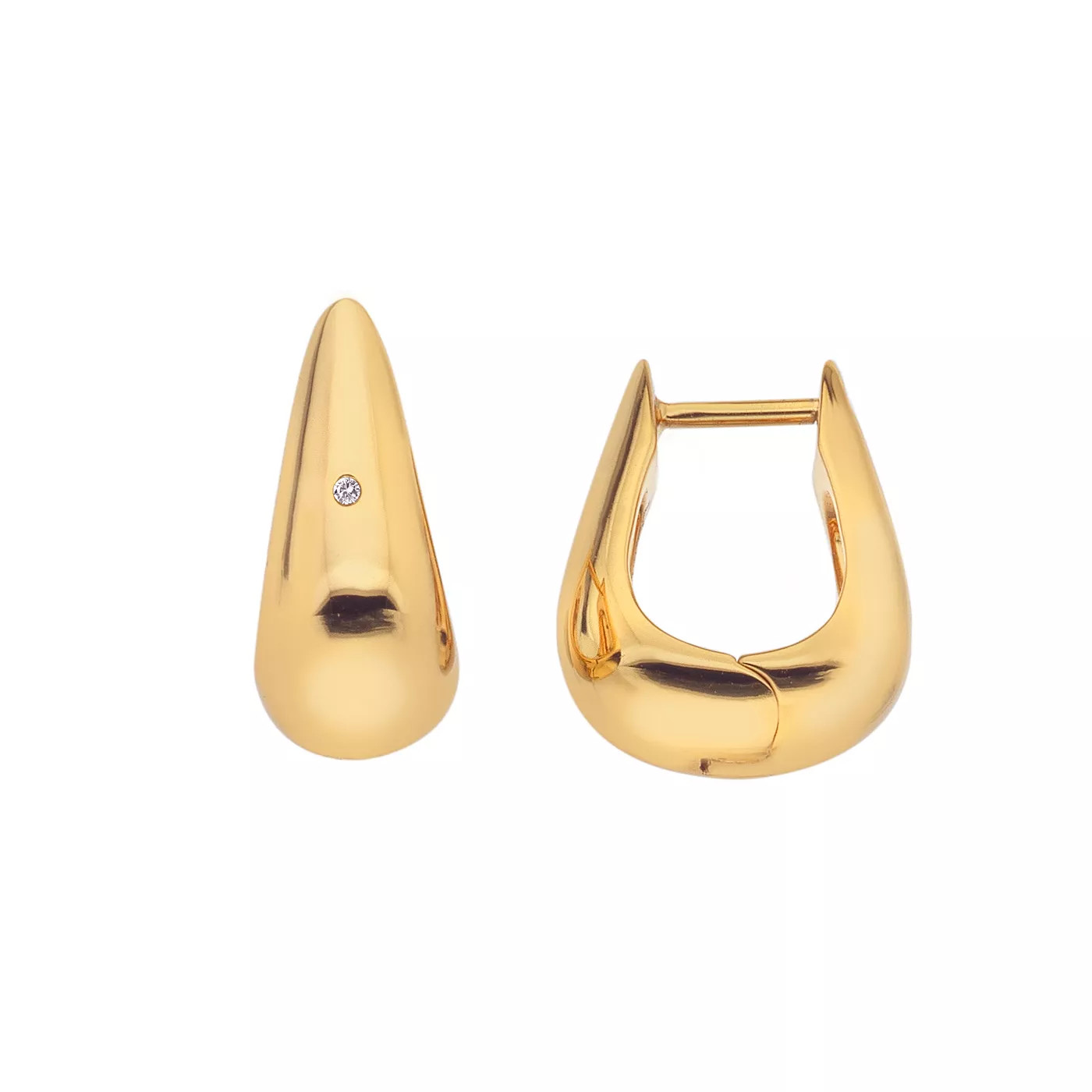 Hot Diamonds X Jac Jossa Soul 18ct Gold Plated Earrings- H.Samuel | H Samuel