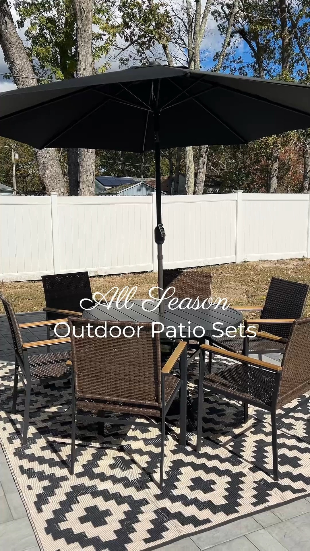 All seasons outdoor patio set. 

Outdoor wicker couch set with storage. Can be used with or without the cushions. 

Outdoor wicker dining set. Select from 4 or 6 chairs. 


#LTKHome #LTKSeasonal #LTKFamily
