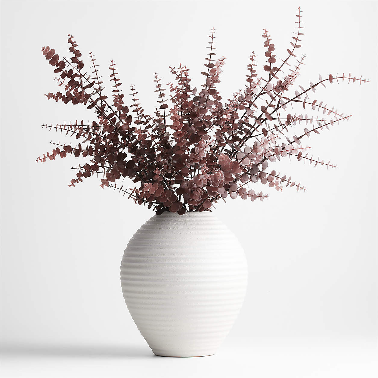 Faux Burgundy Eucalyptus Bundle | Crate & Barrel | Crate & Barrel