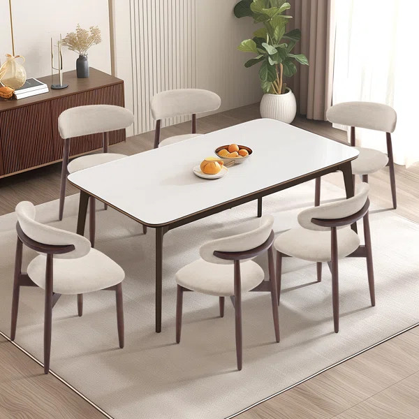 Solid Wood Upholstered Side Chair Dining Chair | Wayfair North America