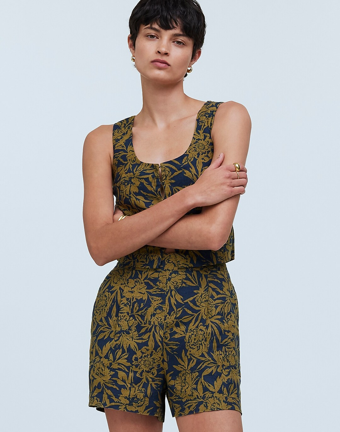 Clean Pull-On Shorts in 100% Linen | Madewell