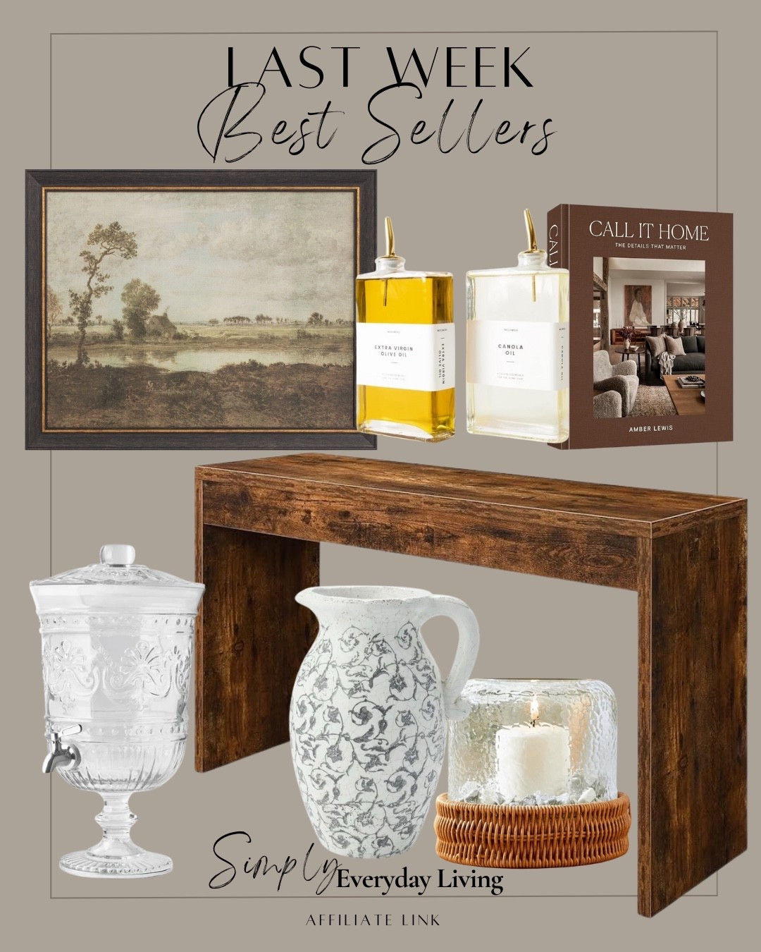 Last Week Best Sellers

#LTKSummerEdit