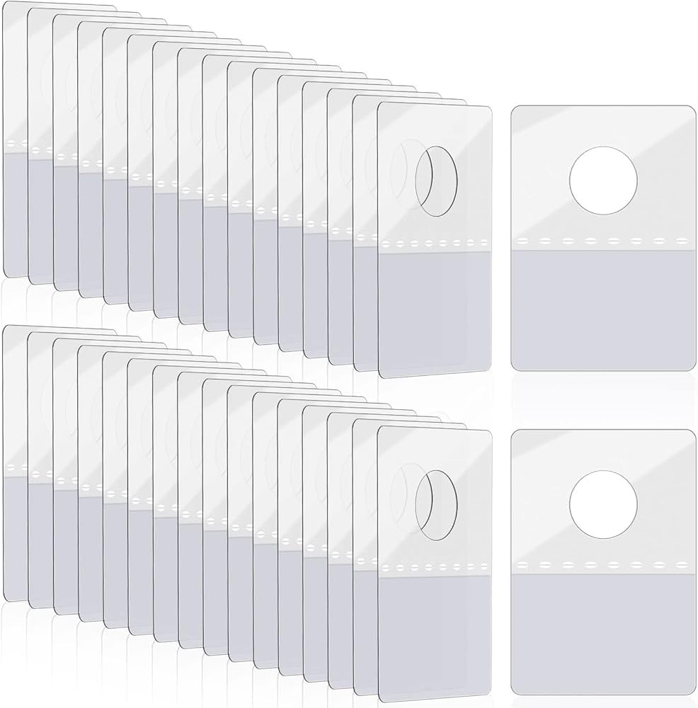 Prudiut 400 Pcs Hang Tabs Round Hole Hang Tags Self-Adhesive Hanging Tabs Heavy Duty Display Tags... | Amazon (US)
